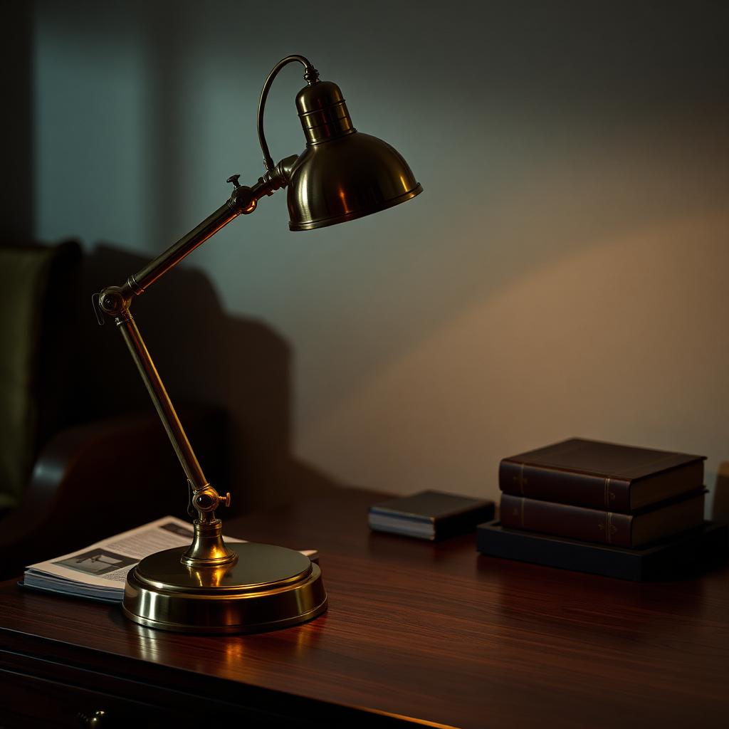 Brass Articulated Lamp